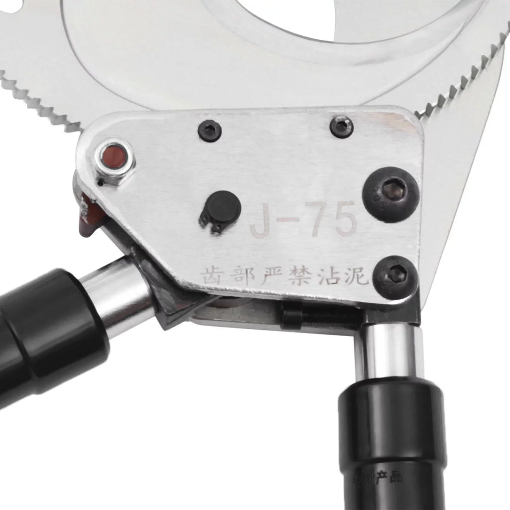 J75 Heavy Duty Ratchet Cable Cutter Cut Φ75mm For Cutting Aluminum, Copper Ratchet Cable Cutter Ratcheting Cutter Heavy Duty Wire Cutter Cut up to Φ75mm Ratchet Cable Cutter Cuting Tool