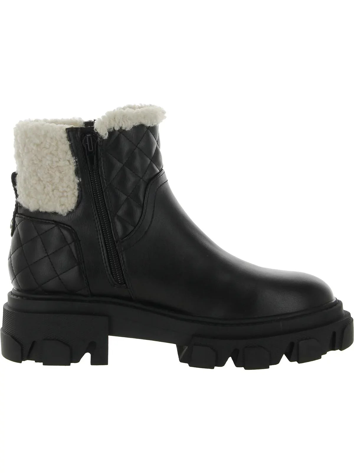 NINE WEST Colbee3 Ankle Women/Adult shoe size Women 8 Boots COLBEE3-BLK Black Leather