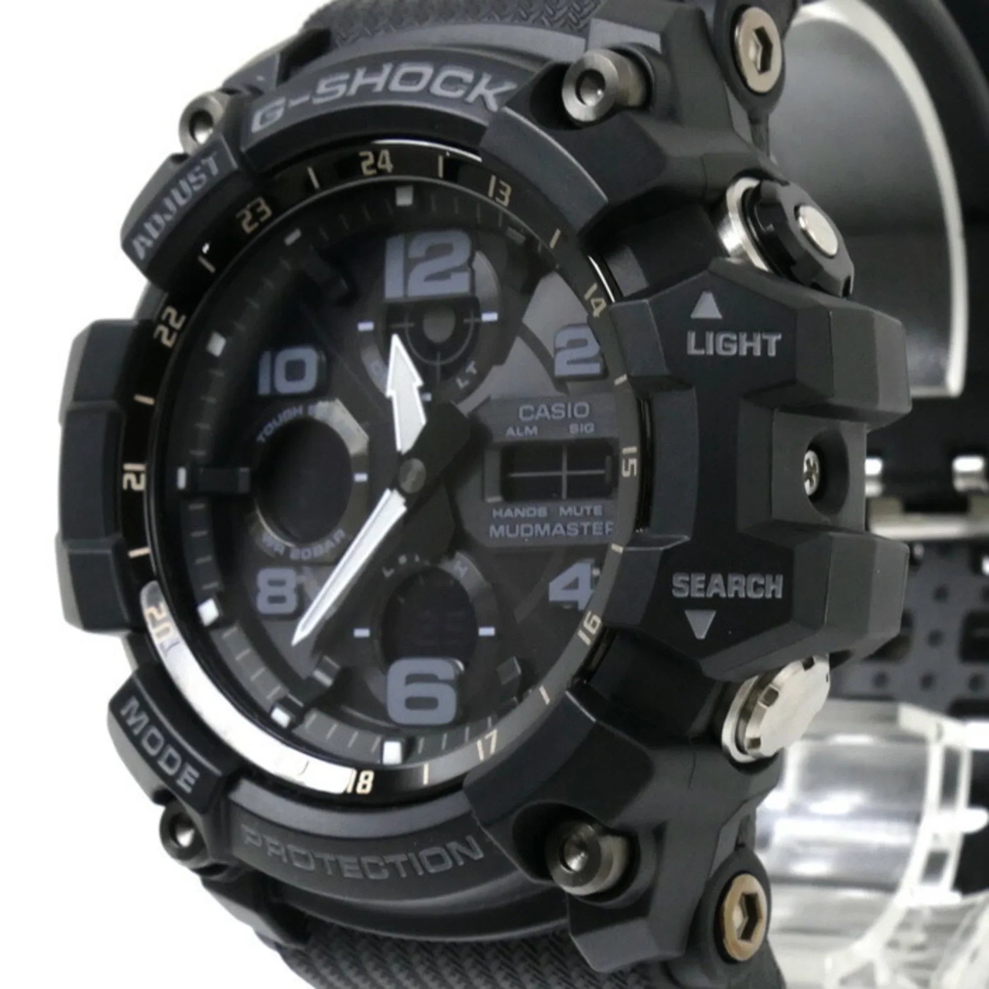 Pre-Owned CASIO Casio G-SHOCK Mud Master Radio Watch Solar GWG-100-1AER Overseas Model Men's (Good)