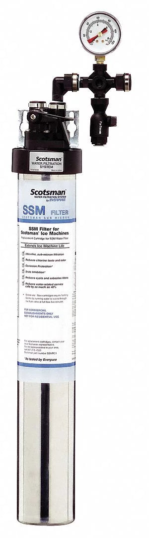 Scotsman Water Filter System,0.5 micron,30 1/2" H SSM1-P
