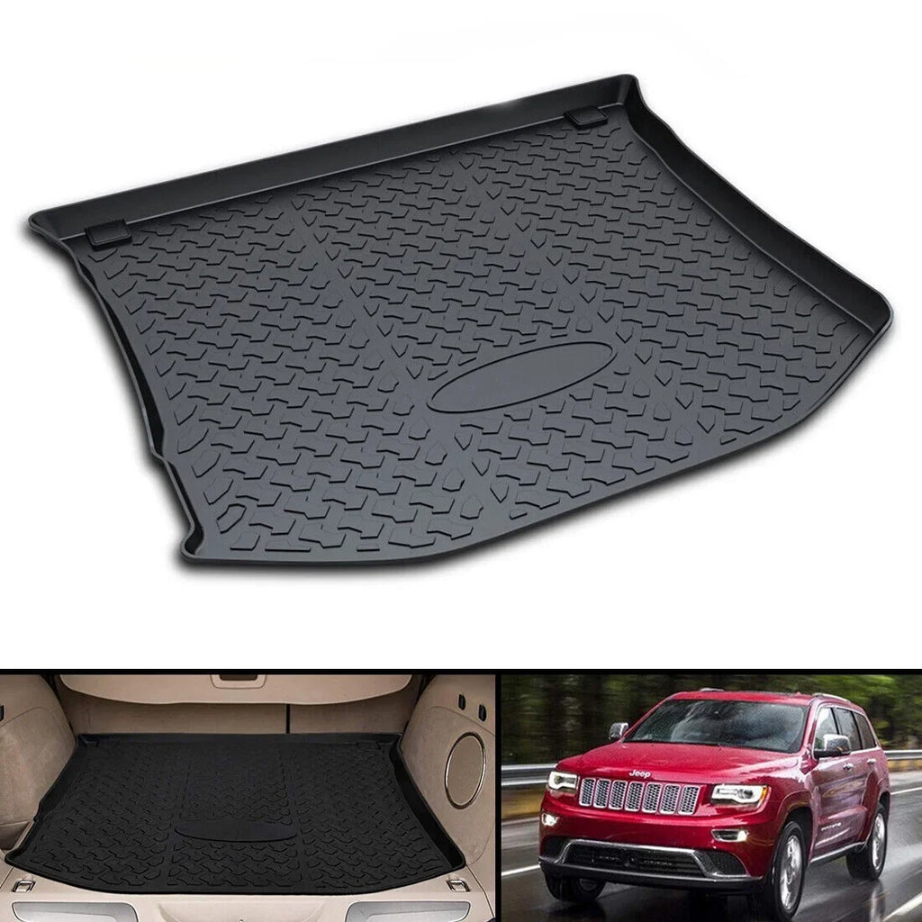 Easy to Clean 2011-2021 Jeep Grand Cherokee TPO Rear Cargo Trunk Mats Liner