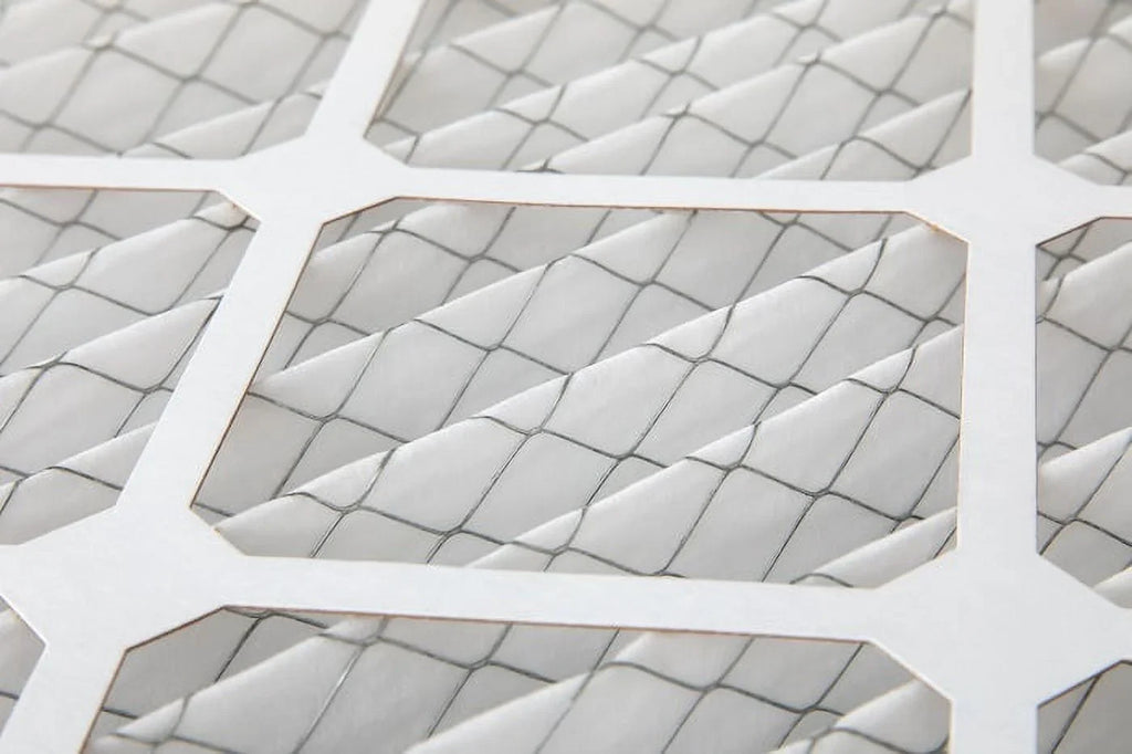6 Pack of 10x24x1 MERV 10 Pleated Air Filters by Glasfloss. Actual Size: 9-1/2 x 23-1/2 x 7/8