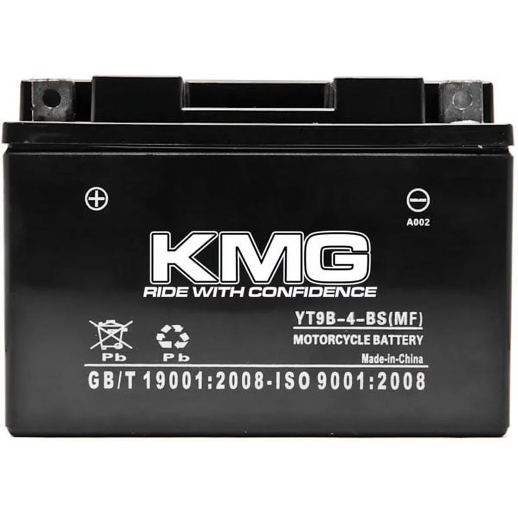 KMG YT9B-4-BS Battery with Yamaha 700 YFM70R Raptor 2006-2012 Sealed Maintenance Free 12V Battery High Permance SMF OEM Replacement Powersport Motorcycle ATV Snowmobile Watercraft