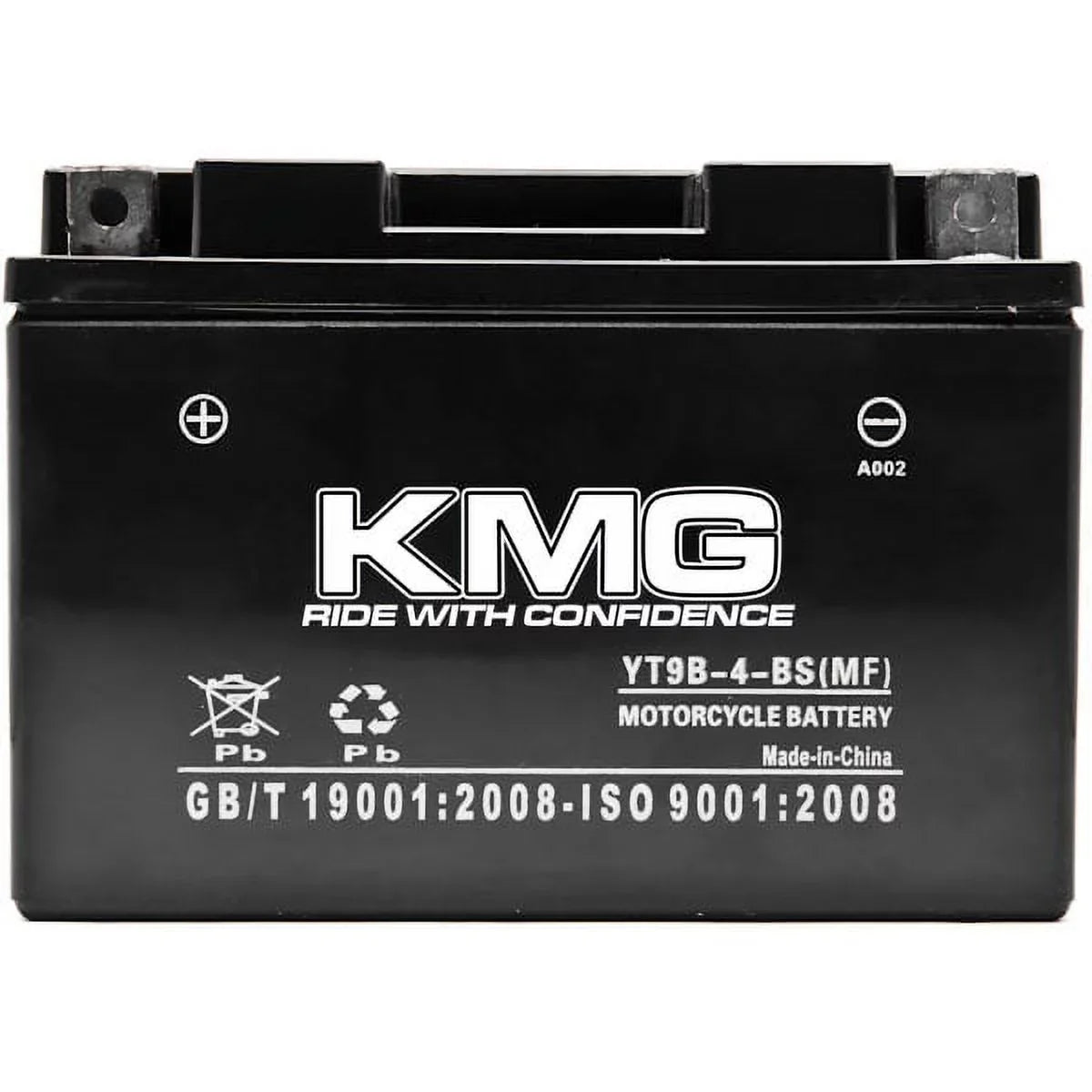 KMG YT9B-4-BS Battery with Yamaha 700 YFM70R Raptor 2006-2012 Sealed Maintenance Free 12V Battery High Permance SMF OEM Replacement Powersport Motorcycle ATV Snowmobile Watercraft