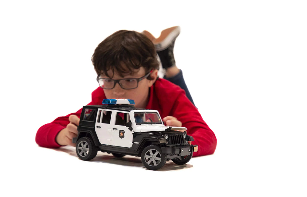 Jeep Rubicon Police car with Policeman