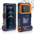 UrbanX Professional [15m/50ft] Swimming Diving Surfing Snorkeling Photo Video Waterproof Protective Case Underwater Housing Panasonic Eluga I4 And all Phones Up to 6.9 Inch LCD with Lanyard