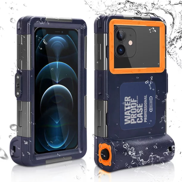 UrbanX Professional [15m/50ft] Swimming Diving Surfing Snorkeling Photo Video Waterproof Protective Case Underwater Housing Panasonic Eluga I4 And all Phones Up to 6.9 Inch LCD with Lanyard