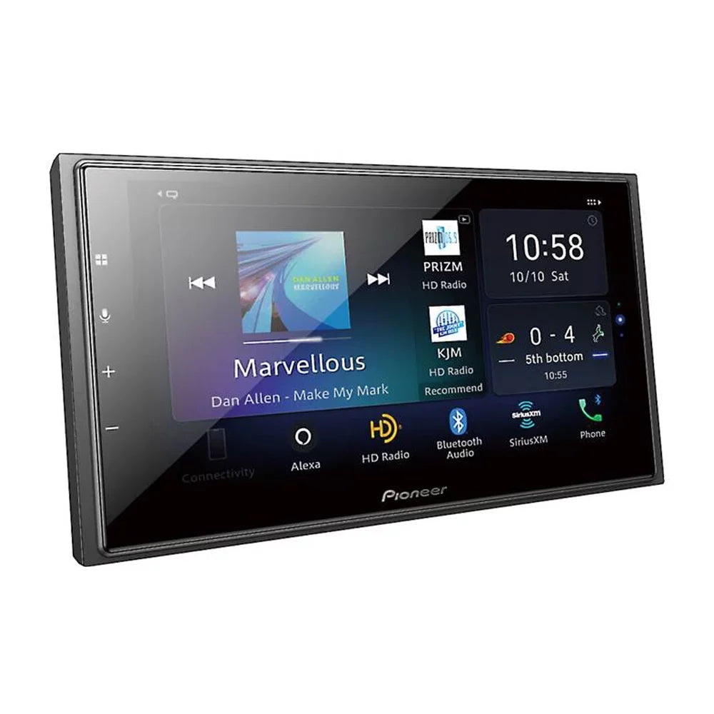 New Pioneer DMH-W4660NEX 6.8" Mechless Digital Media Receiver & License Plate Cam