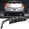 NINTE Rear Diffuser 2015-2022 Chrysler 300 SRT Carbon Fiber Style Square Exhaust