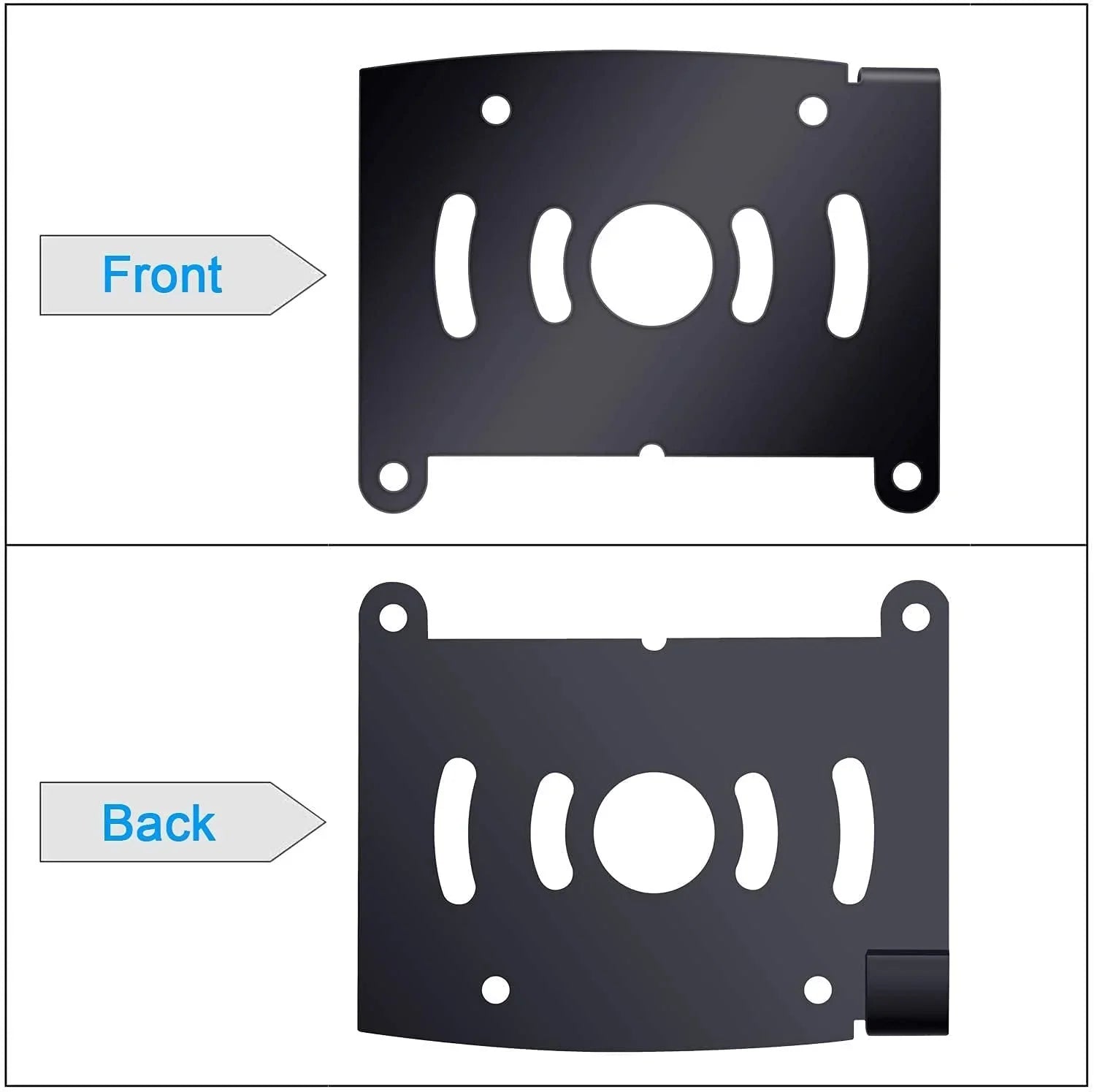 DoHonest D6 Backup Camera Bracket Adapter with a Power Adapter with Furrion Pre-Wired RV or Trailer with a FRCBRKT-BL