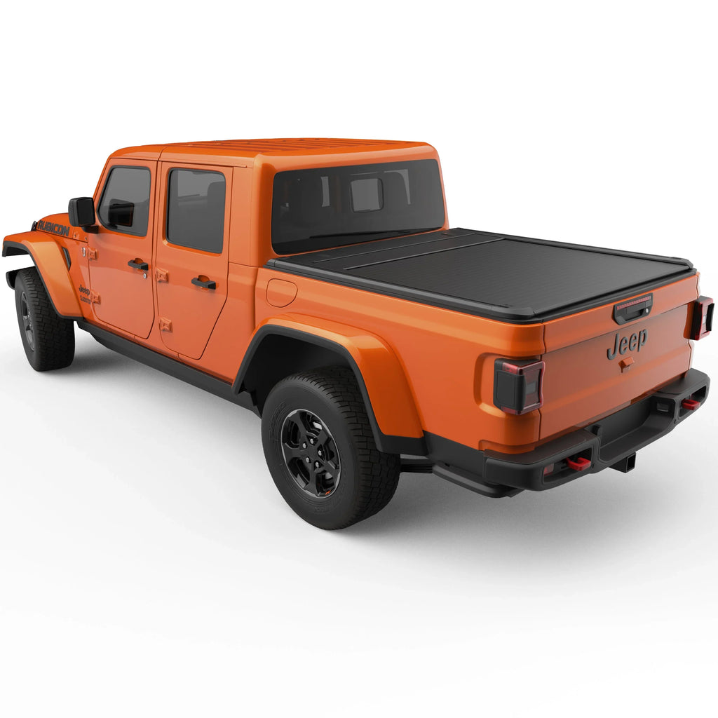 EGR 2020-2024 Fits Jeep Gladiator Sport Crew Cab Pickup 2018-2023 Fits Jeep Wrangler Unlimited 4 Door Rolltrac Electric Retractable Bed Protection RT039031E