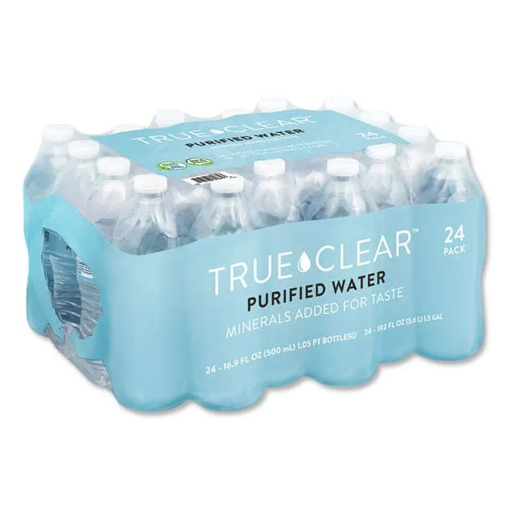 Purified Bottled Water, 16.9 Oz Bottle, 24 Bottles/carton | Bundle of 10 Cartons