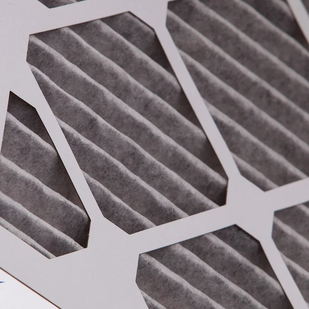 14x25x1 (13_1/2x24_1/2) Furnace Air Filters MERV 10 Pleated Plus Carbon 3 Pack