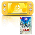 Nintendo Switch Lite Yellow Console Bundle with Legend of Zelda Skyward Sword HD