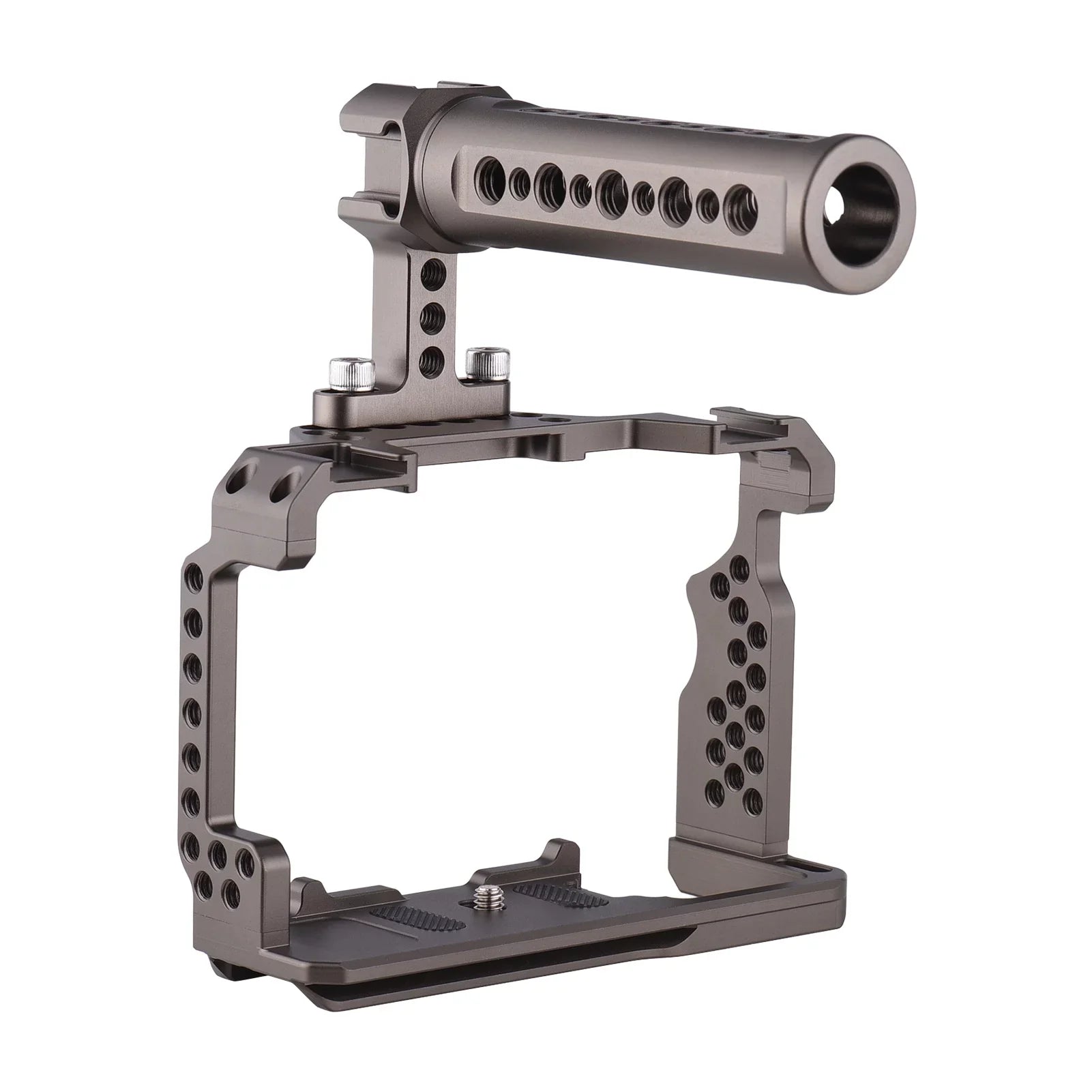 Andoer Aluminum Alloy Camera Cage Kit with Video Rig Handle Grip Replacement Sony A7R III/ A7 II/ A7III