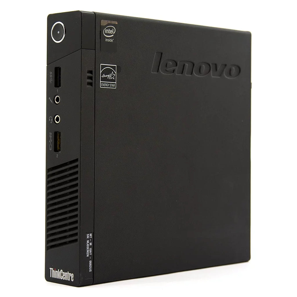 Restored Lenovo ThinkCentre M73 Tiny Form Factor Computer PC, 3.2 GHz Intel Core i3, 4GB DDR3 RAM, 120GB SSD Hard Drive, Windows 10 Home 64 bit (Refurbished)