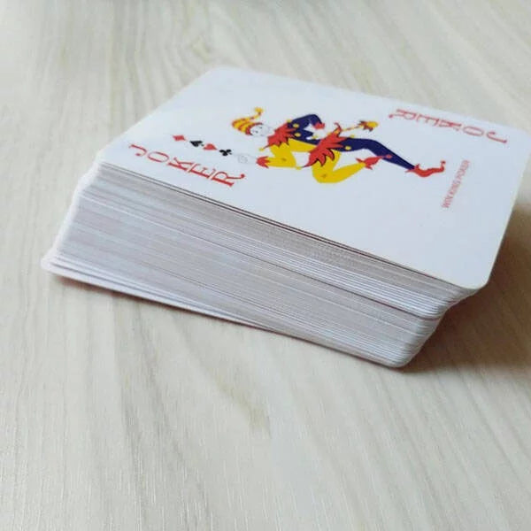 Like Sports Fitness Balanced Cross-country Score Poker Playing Card Index Game
