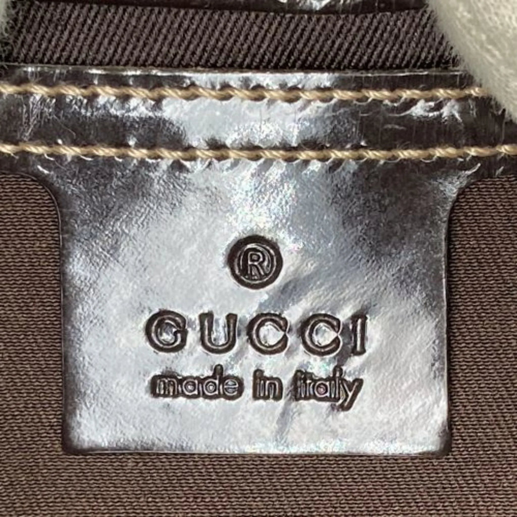 Pre-Owned GUCCI GG Pattern Shoulder Bag Hobo Supreme Beige Brown Ladies Fashion 203049 (Good)