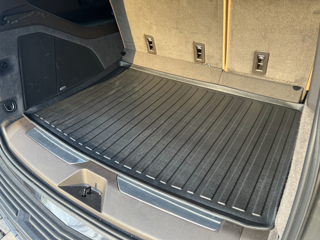 Premium Cargo Liner GMC Yukon XL Denali 2021-2023 - 100% Protection - Custom Fit Car Trunk Mat - All-Season Black Cargo Mat - 3D Shaped Laser Measured Trunk Liners Gmc Yukon XL