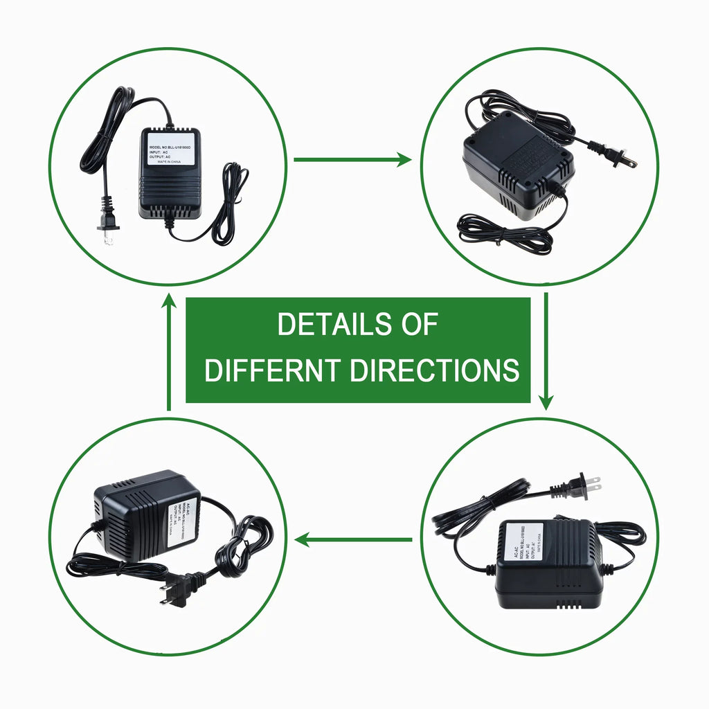 KONKIN BOO AC/AC Adapter Replacement Icon Neo Phantom NeoPhantom 2 Mic input Preamp;Icon NeoAmp 4-Channel Headphone Amplifier;Icon Neo PreAmp NeoPreAmp instrument microphone pre-amp
