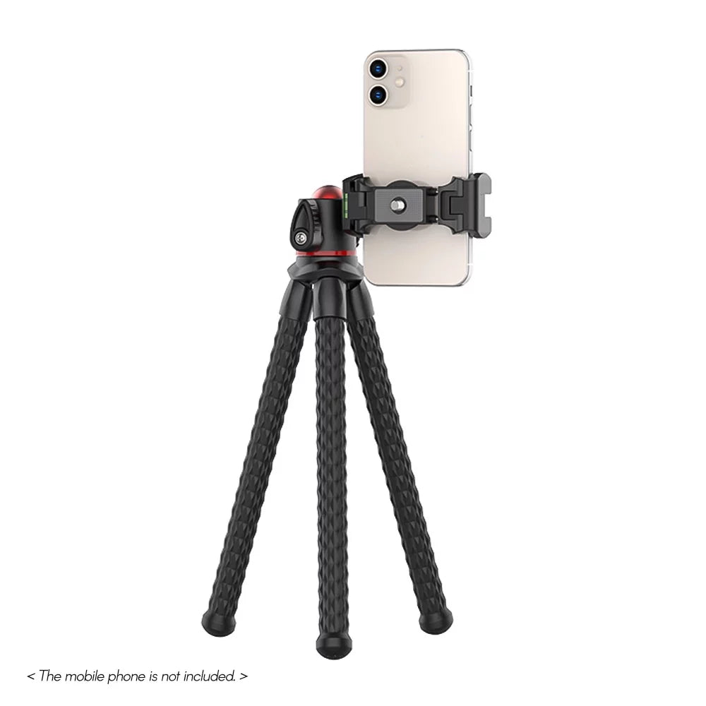 Dadypet MT-33 Octopus Tripod with Cold Shoe Mount, Rotatable Ball Head, Smartphone Camera Live Streaming Vlog