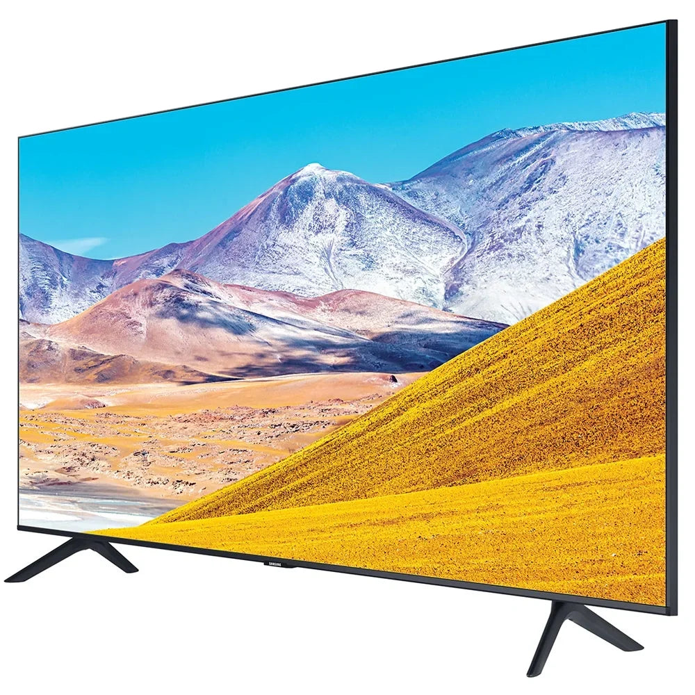 Samsung UN85TU8000 85" TU8000 4K Ultra HD Smart LED TV (2020 Model) with Deco Gear Home Theater Soundbar, Wall Mount Accessory Kit and HDMI Cable Bundle (UN85TU8000FXZA 85TU8000 85 Inch TV)
