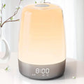 Sunrise Simulation Alarm Clock Wake Up Light Heavy Sleepers Adults, Dimmable Sun Lamp Kid Bedroom Nursery Bedside Night Light Sleep Aid, 7 RGB Lights, 7 Natural Sound Alarms, Snooze Timer