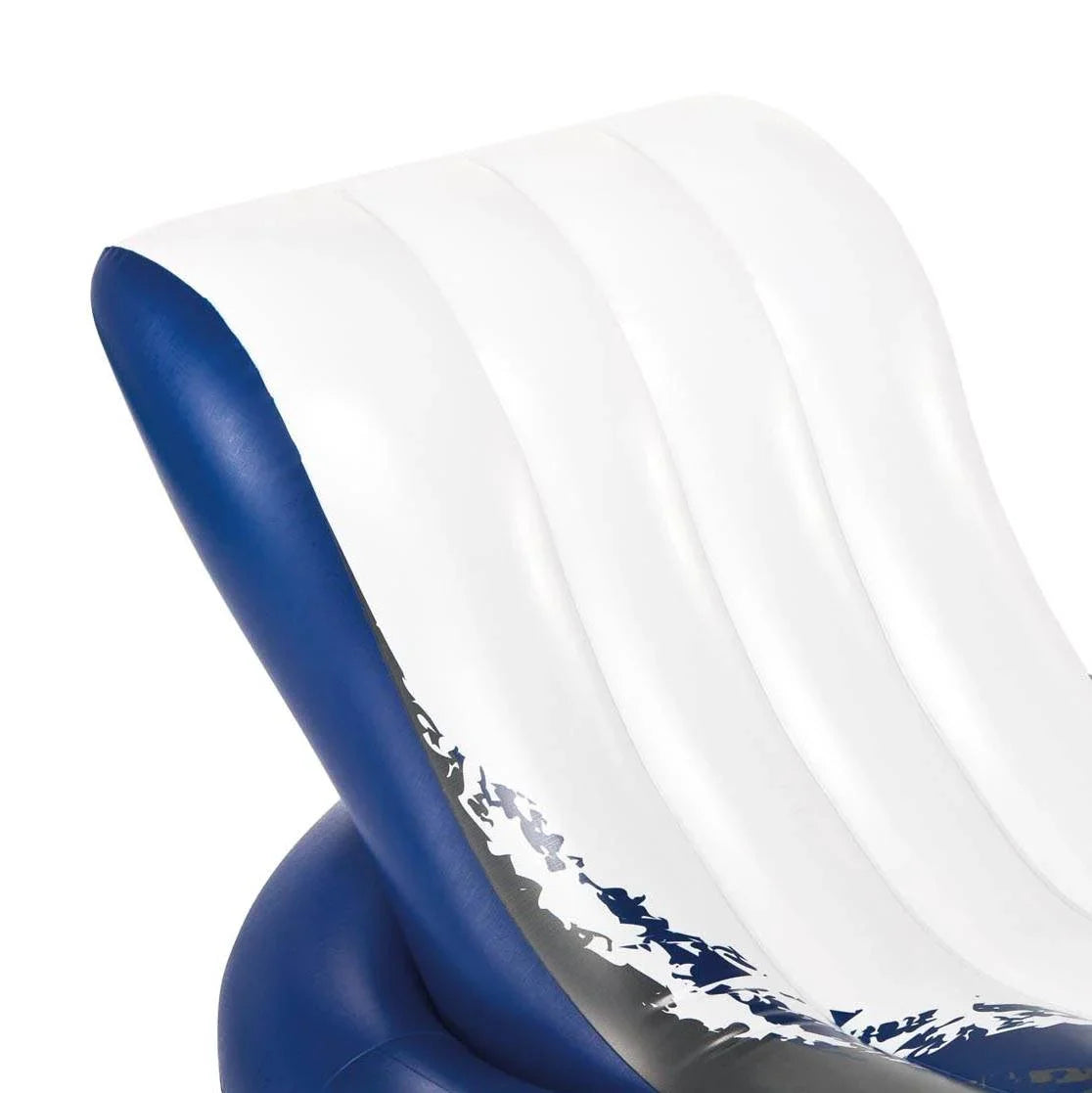 Intex Inflatable Floating Comtable Recliner Lounges with Cup Holders (3 Pack)