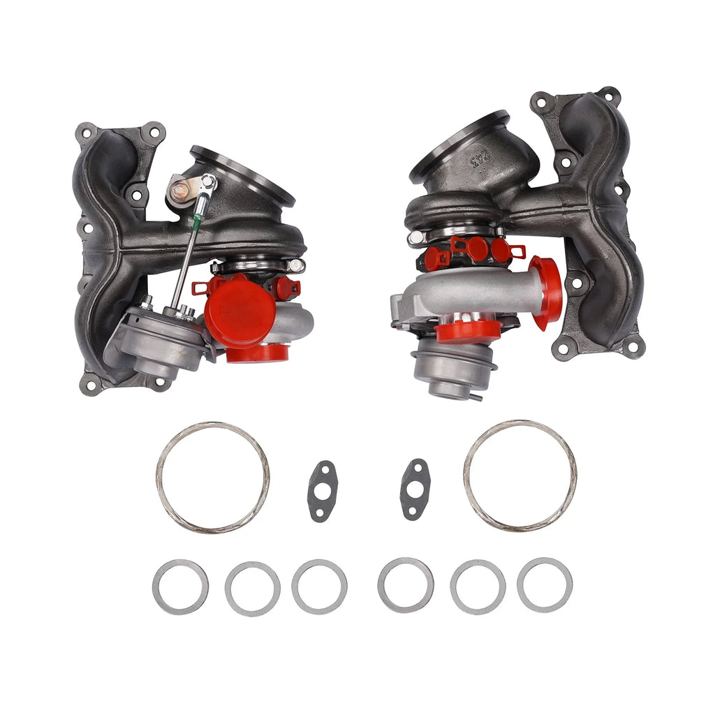 Pair Turbocharger Upgrade BMW N54 E90 E91 E92 E93 335i 335xi 3.0L 2007-2010 TD04L 17T 11654555419 11654555418 4913107041 4913107031