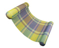 Swim Central 54" Plaid Extra Large Water Hammock 1-Person Swimming Pool Lounger - Green/Blue