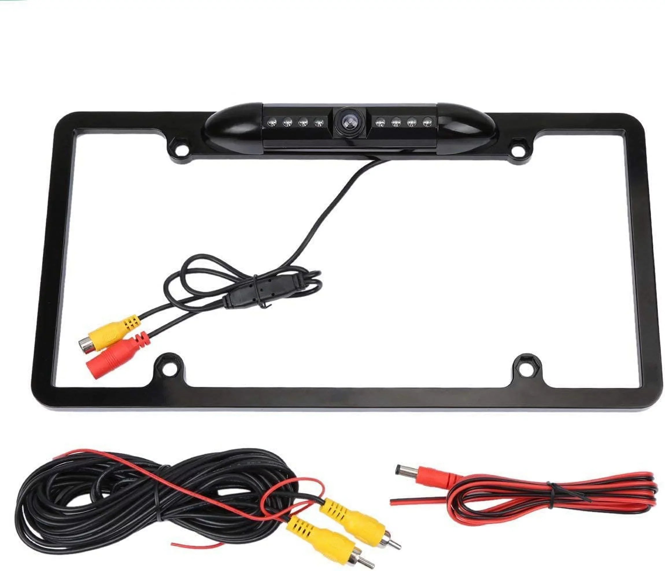 Backup Camera Rearview License Plate Frame ALPINE INE-W960 INEW960 Black