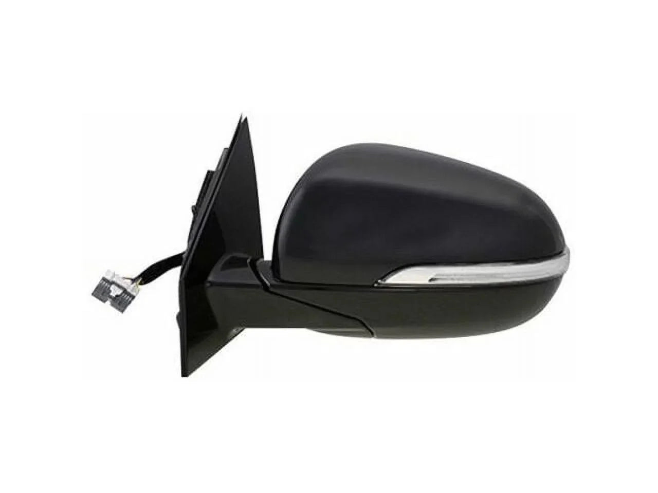 Left Driver Side Power Mirror - Paint to Match - Manual Folding - with Heated Glass and Turn Signal - without Camera and Blind Spot Detection - with 2016 - 2018 Kia Sorento 2017