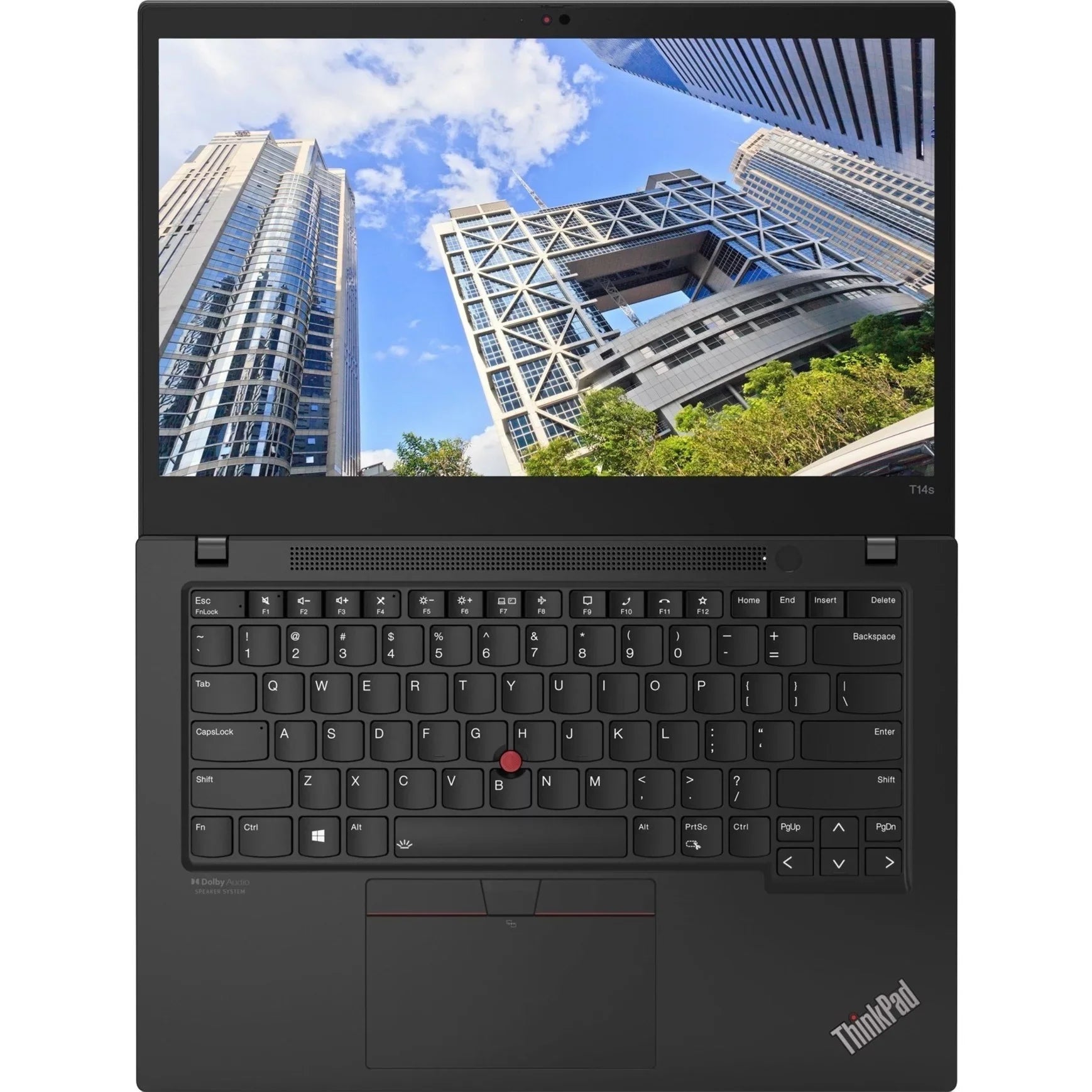 Lenovo ThinkPad T14s 14" 4K UHD Laptop, Intel Core i7-1165G7, 16GB RAM, 512GB SSD, Windows 10 Pro, Windows, Storm Gray, 20WM00XUUS