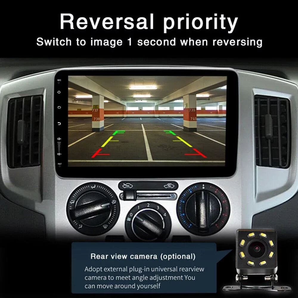 kydely 10 Inch On-Board Android 9.1 GPS Wifi Dual Din Touch Screen Player Navigation