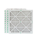 12 Pack of 24x24x2 MERV 10 Pleated 2" Inch Air Filters by Glasfloss. Actual Size: 23-3/8 x 23-3/8 x 1-3/4