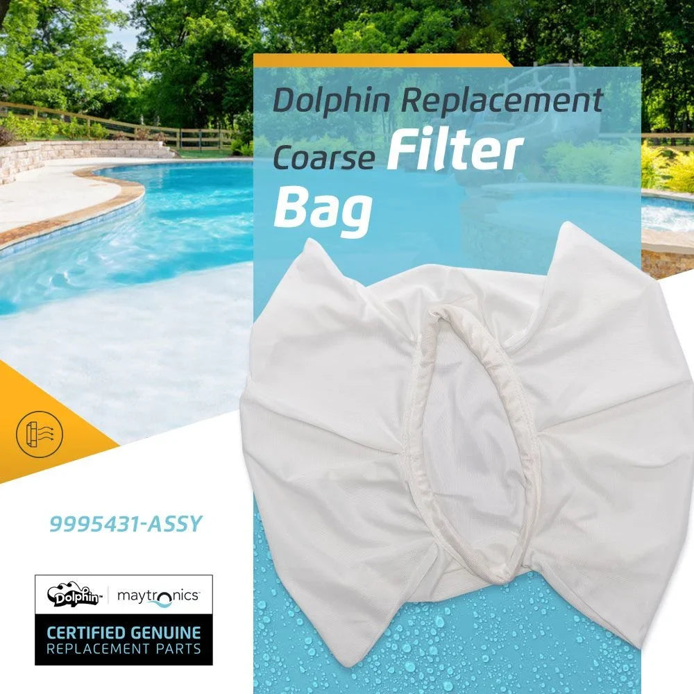 Dolphin Genuine Replacement Part — Coarse Filter Bag Large Debris — Part Number 9995431