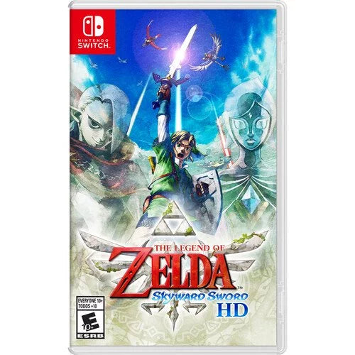 Nintendo Switch Lite Yellow Console Bundle with Legend of Zelda Skyward Sword HD