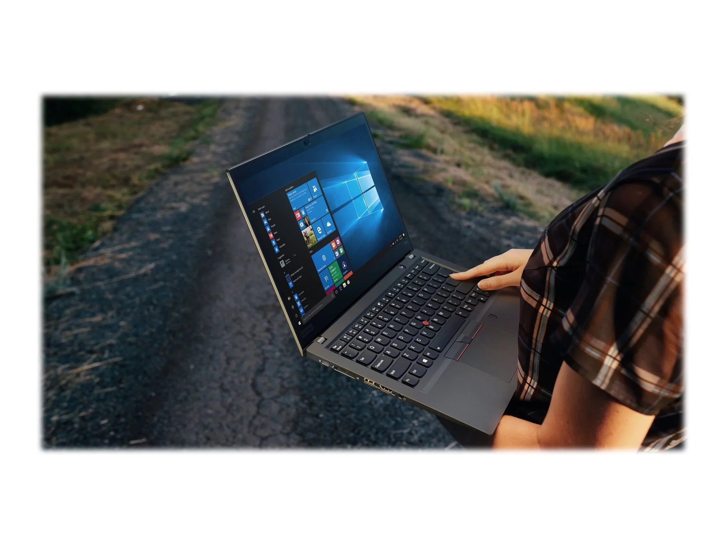Lenovo ThinkPad T490s 20NX - Intel Core i5 8365U / 1.6 GHz - vPro - Win 10 Pro 64-bit - UHD Graphics - 8 GB RAM - 256 GB SSD TCG Opal Encryption 2, NVMe - 14" IPS touchscreen 1920 x 1080 (Full HD) - Wi-Fi 5 - black - kbd: US