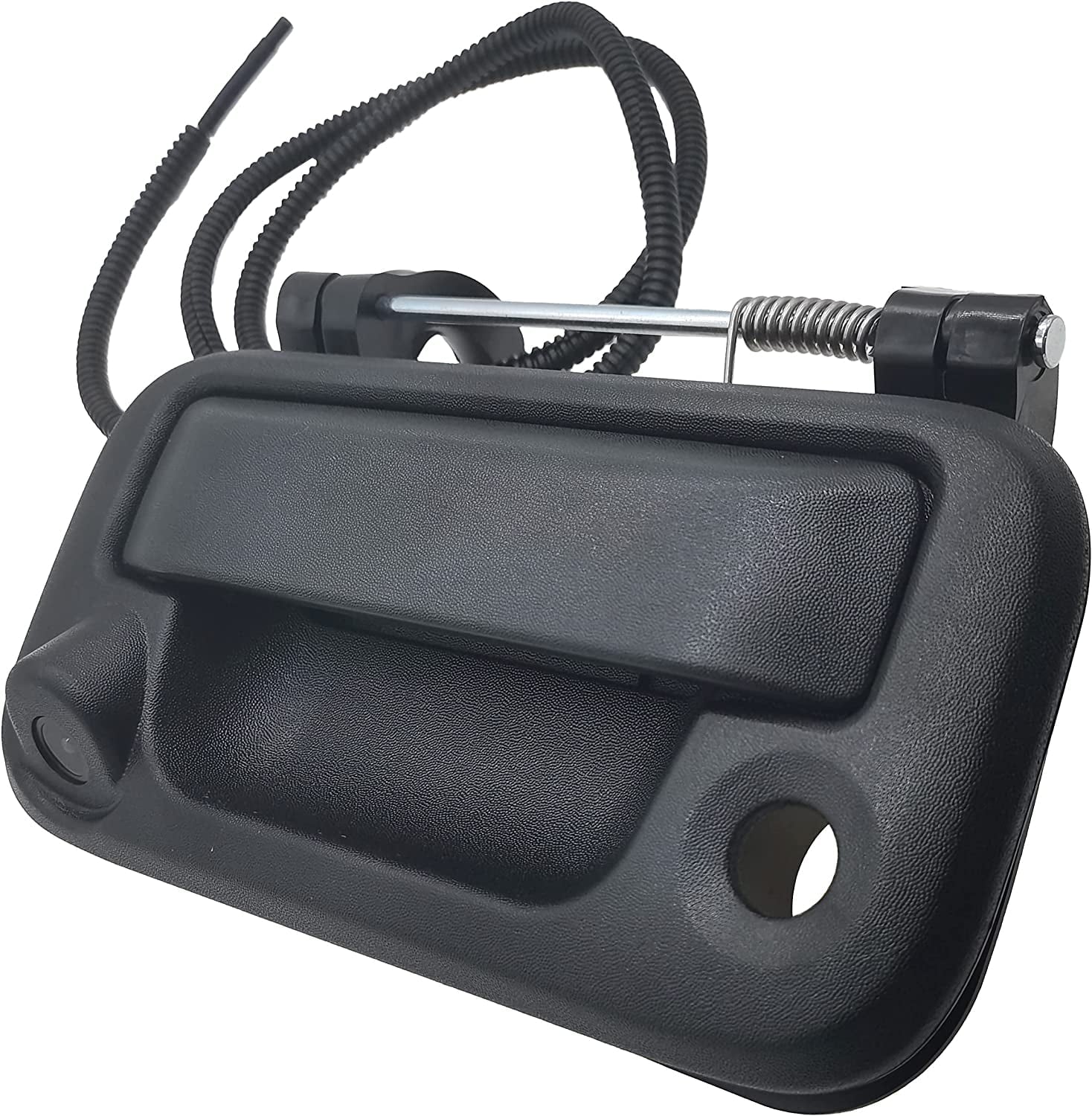 Tailgate Handle with Camera, OE: #8L3Z-9943400-AC, with Ford F150, F250, F350, F450, F550 (Black)