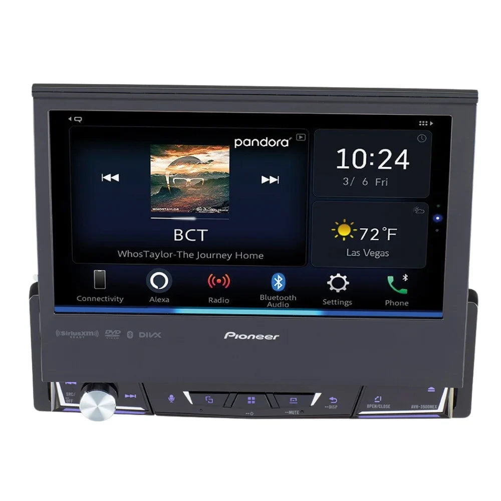 New Pioneer AVH-3500NEX 6.8" Multimedia DVD Receiver w/ Bluetooth & Bullet Camera