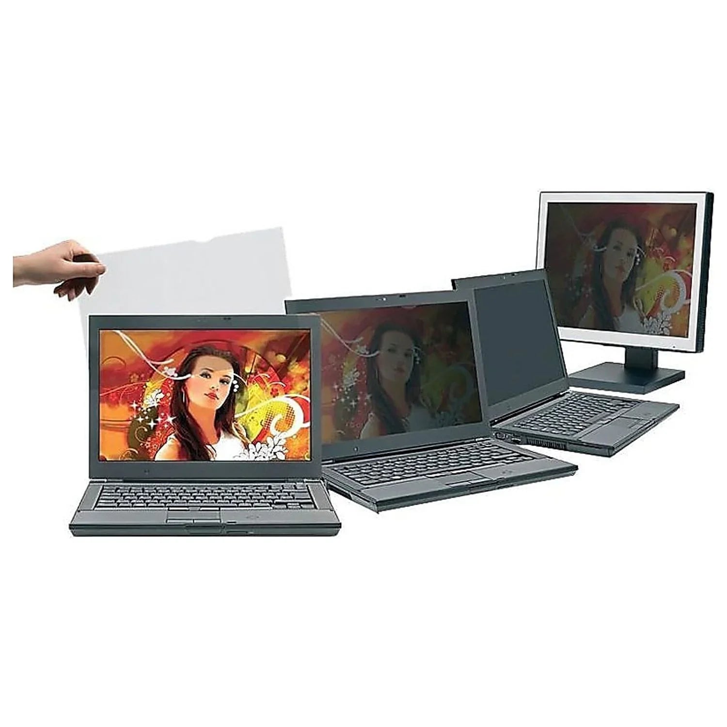 V7 22.0" Widescreen Privacy Frameless Filters Desktop Monitors