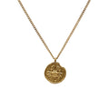 Blue Box Boutique Inc Gold Stainless Steel Cancer Zodiac Pendant Necklace Women, Teens | Horoscope, Birthday Gift