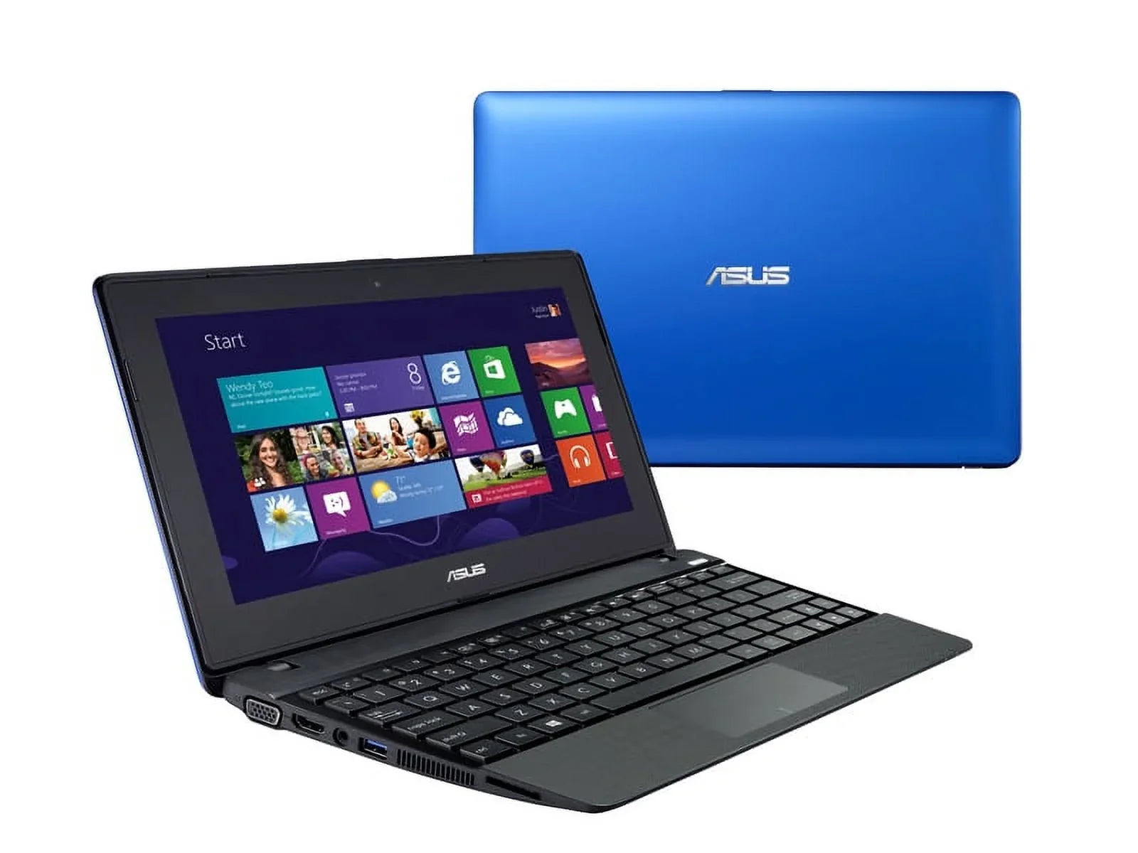 Restored ASUS X102BA-BH41T 10.1" HD 1366 x 768 Touch Laptop AMD A4-1200 1 GHz 2 GB DDR3 320 GB SATA HDD AMD Radeon HD 8180 Windows 10 Home Blue (Refurbished)
