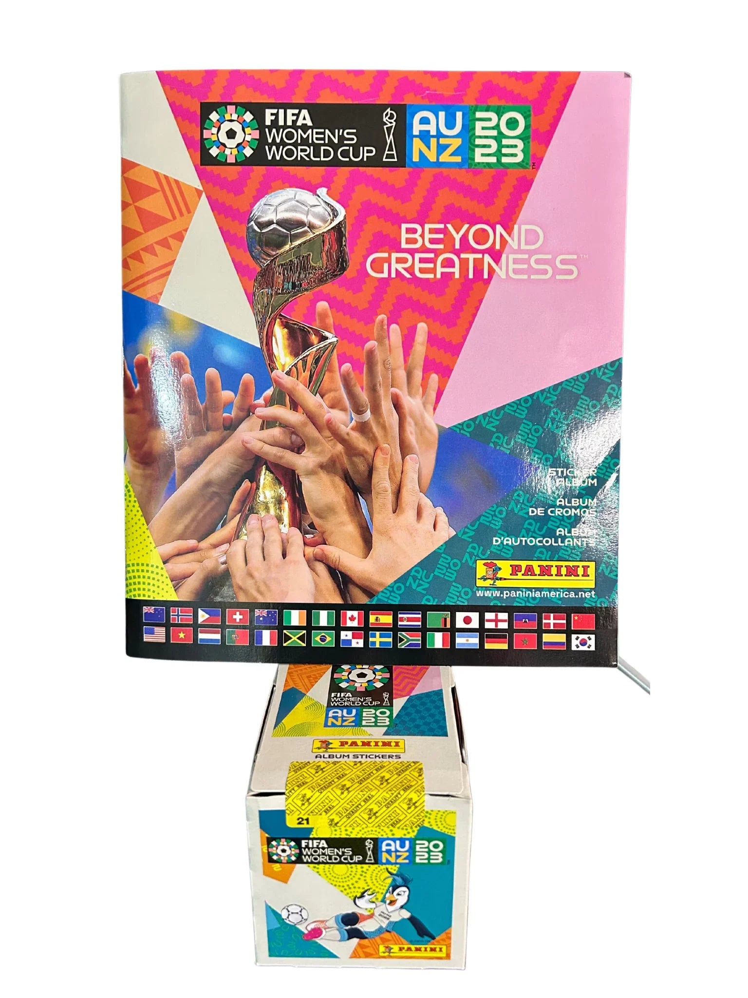 Panini Fifa Women's World Cup 2023 Soft Wrap Album With 1 Stickers Box- USA Version