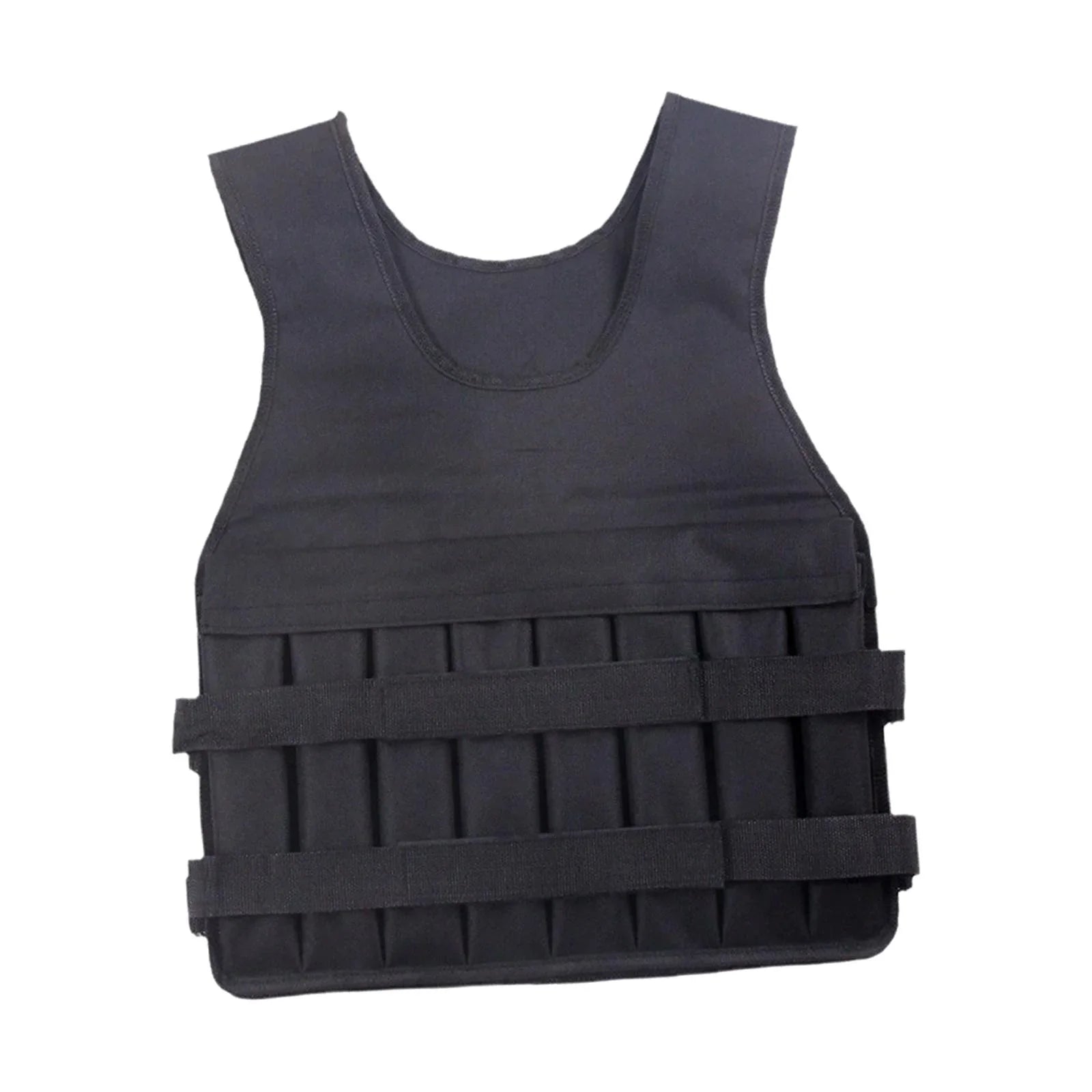 AMLESO Loading Vest Exercise Jacket Boxing Running Gym Fitness 8 Pockets Exercise Slim Design Strength Training Body Weight Vest