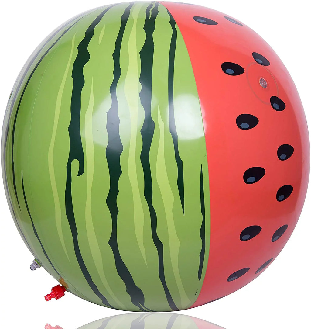 Intera Mega Melon Ball Jumbo Sprinkler, 35.5” Watermelon Inflatable Sprinkler Toys Kids Toddlers