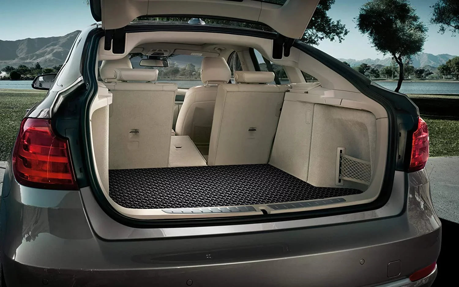 TOUGHPRO Cargo/Trunk Storage Mat Accessories with Tesla Model Y - All - Heavy Duty - Custom Fit - (Made in USA) - 2021