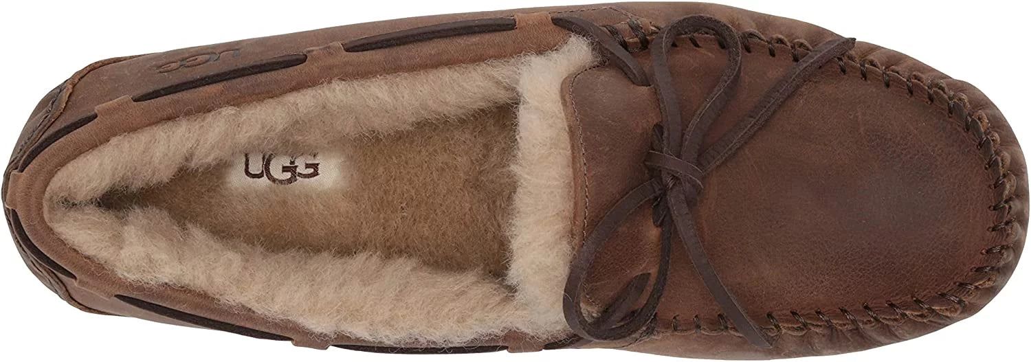 UGG Mens Olsen Slipper 9 Tan Leather
