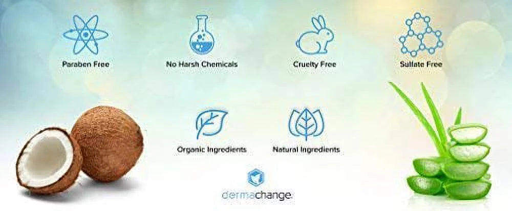 DermaChange Shampoo and Conditioner Set Hair Growth with Vitamins -8 Oz