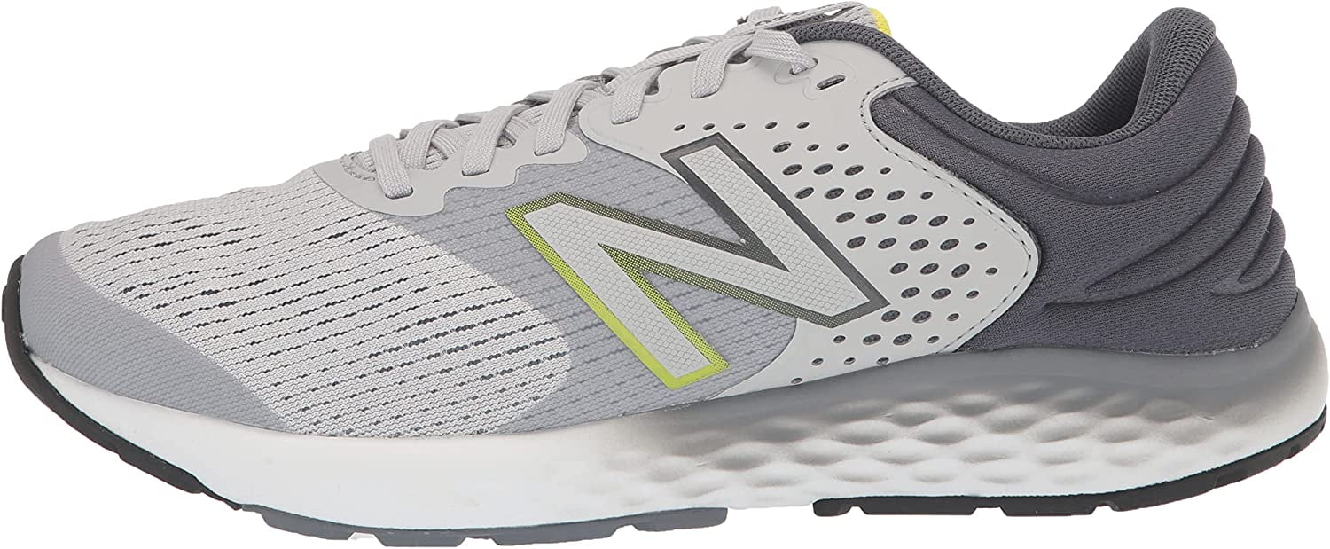 New Balance Men's 520 V7 Running Shoe, Gray/Gray/Hilite, 12